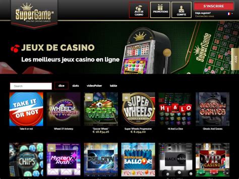 super game casino belgique.